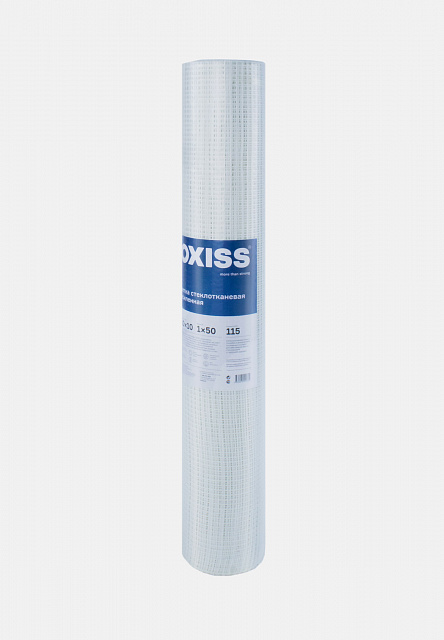 Сетка стеклотканевая усиленная OXISS 10*10 115/1/50